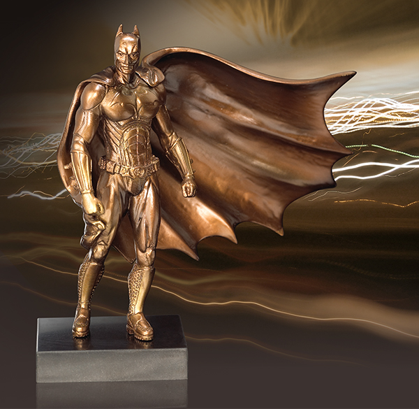 batman bronze statue